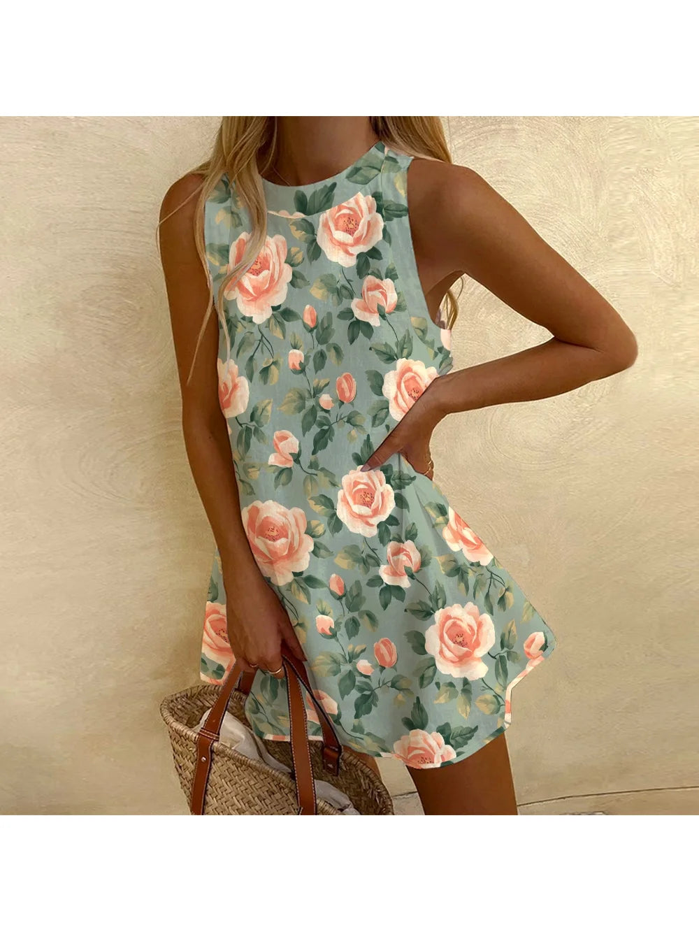 Luxury 2024 New Casual Dress Women's Bohemian Beach Fashion